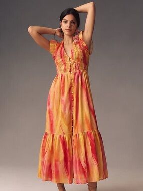 Anthropologie Peregrine Midi Dress NWT